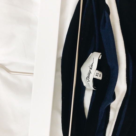 3.1 Phillip Lim Stripe Wrap Fitted Mini Skirt - Picture 8 of 8